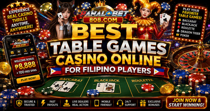 Best Table Games Casino Online for Filipino Players